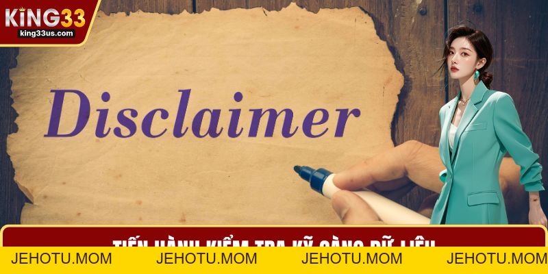 Miễn Trừ Trách Nhiệm KING33 Và Quy Tắc Hội Viên Cần Biết - jehotu